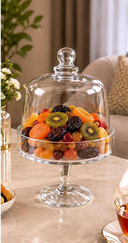 کاپ کیک بلوری پایه بلند